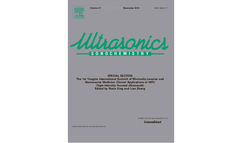 《微无创医学杂志》（JMINIM）——《超声化学》(Ultrasonics Sonochemistry)杂志特刊成功发行